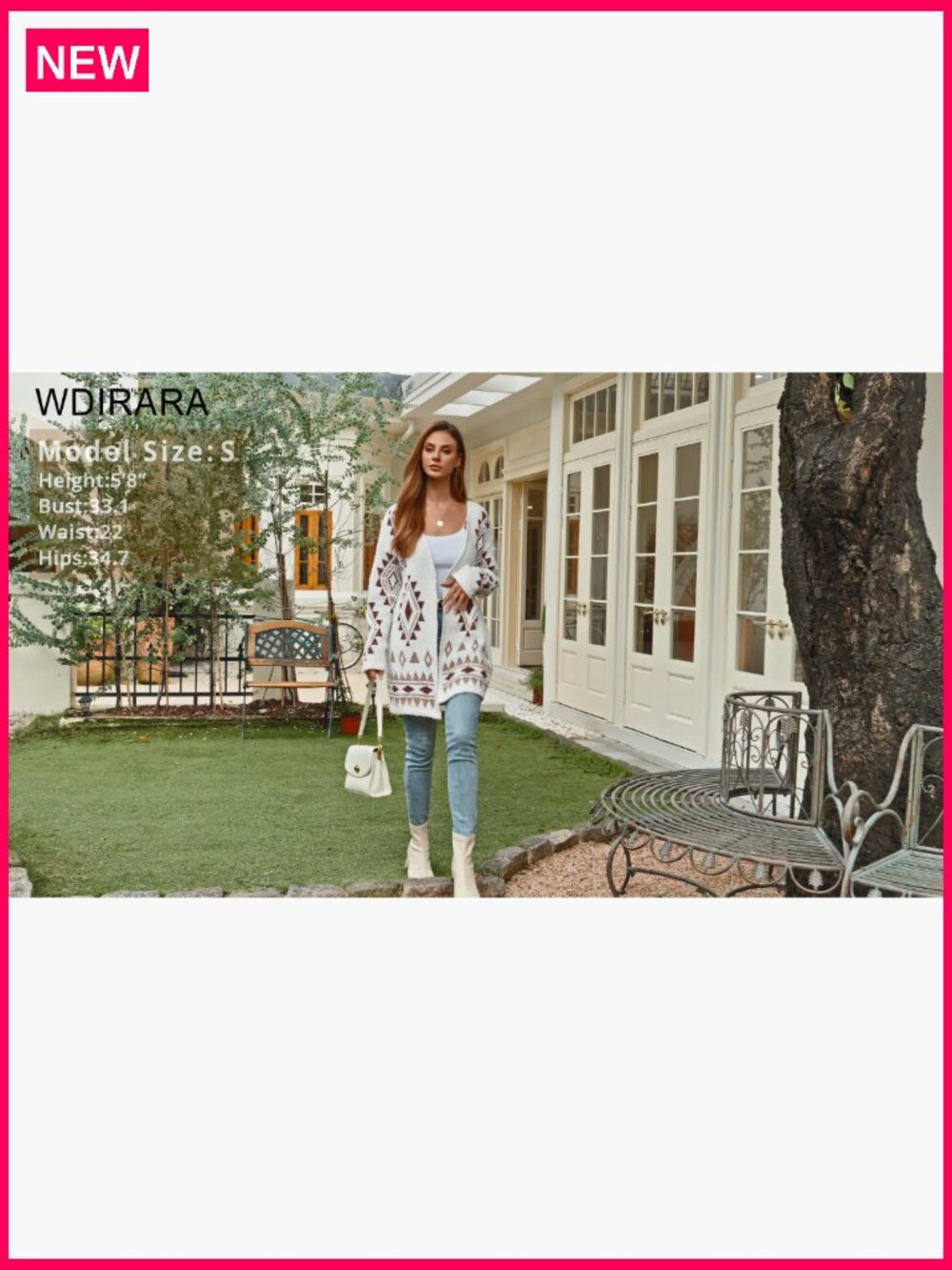 Open Front Long Sleeve Cardigan Chunky Sweater Drop Shoulder Casual - Picture 6 of 6